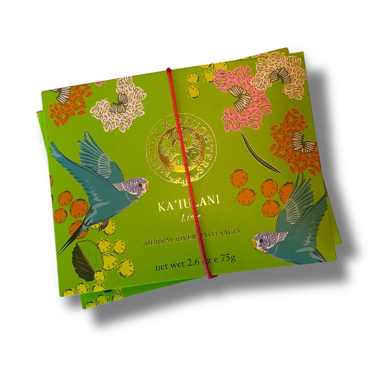 A Pair of Bath Salt Sachets - Lime Murphy & Daughters