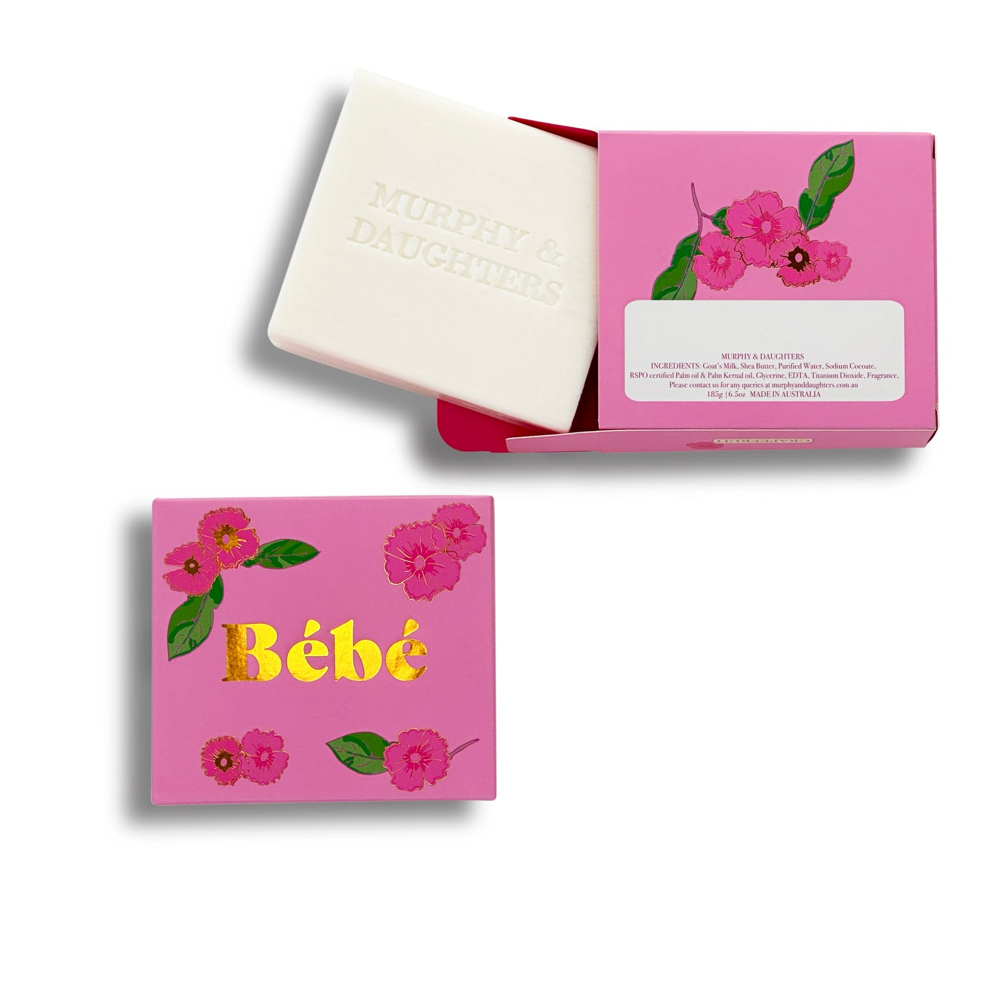 Message on a Soap - BEBE (Grapefruit) (pink)