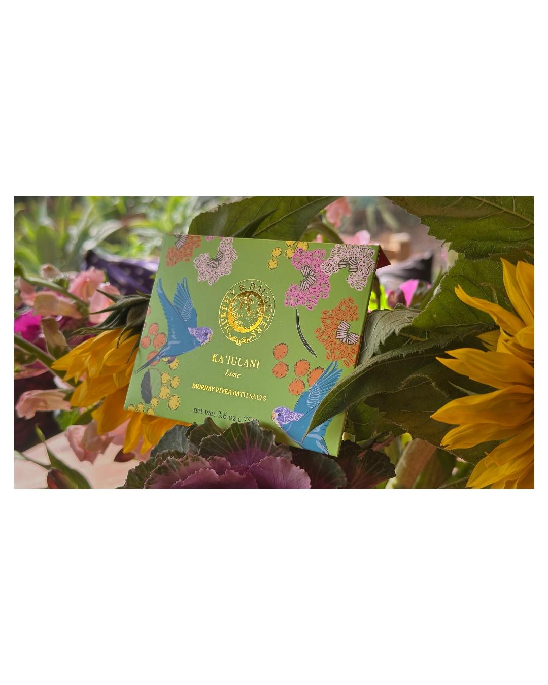 A Pair of Bath Salt Sachets - Lime Murphy & Daughters