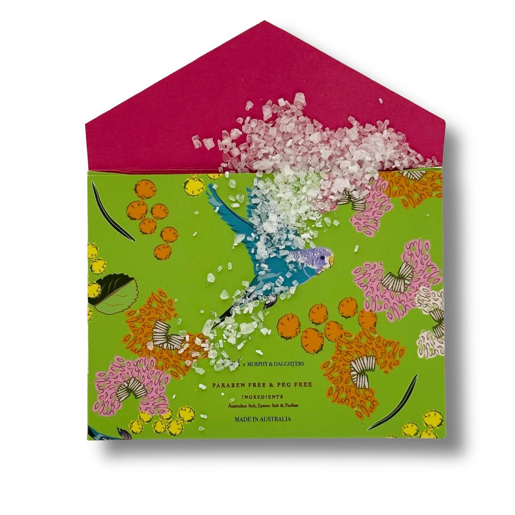 A Pair of Bath Salt Sachets - Lime Murphy & Daughters