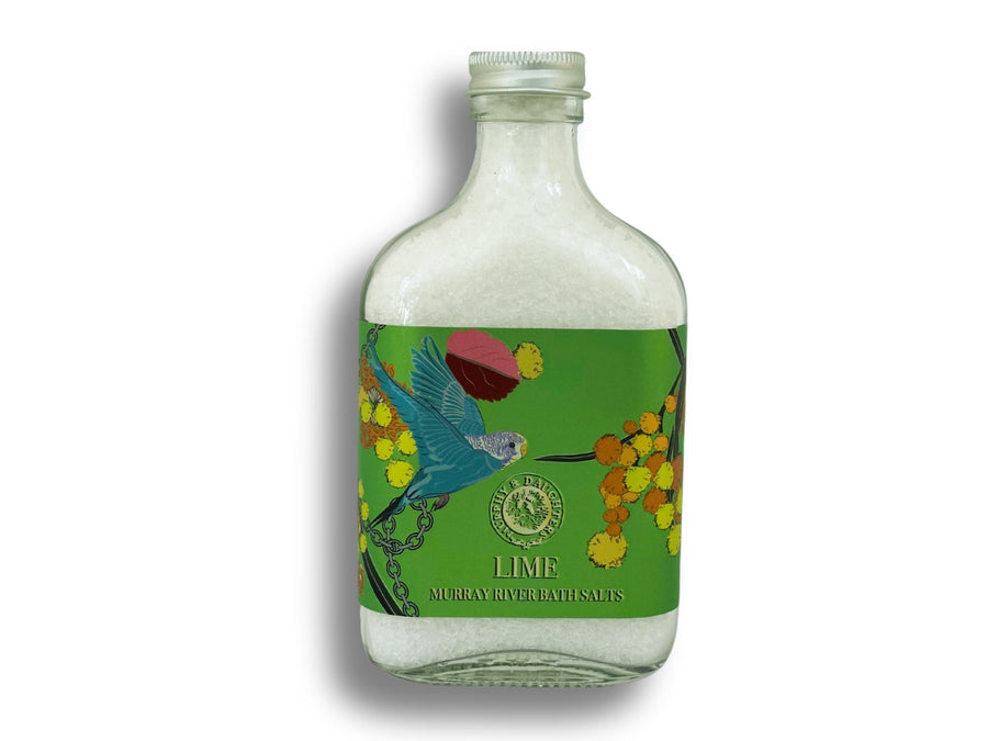 Bath Salts in a Bottle- Lime