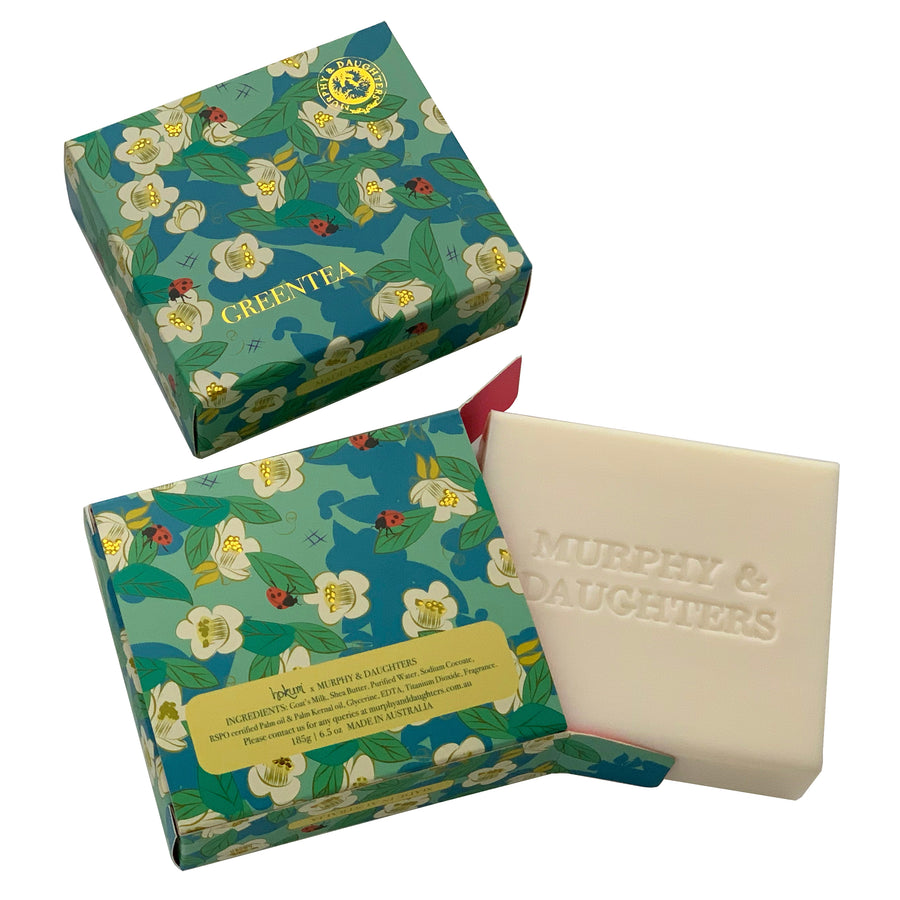 Boxed Green Tea Soap - 185 grams