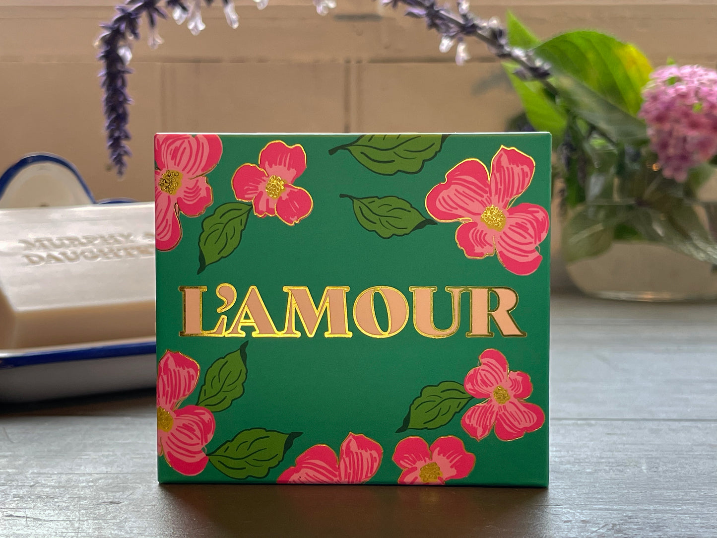 Message on a Soap - L'AMOUR (Geranium)