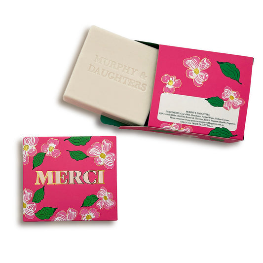 Message on a Soap - MERCI (Rose)